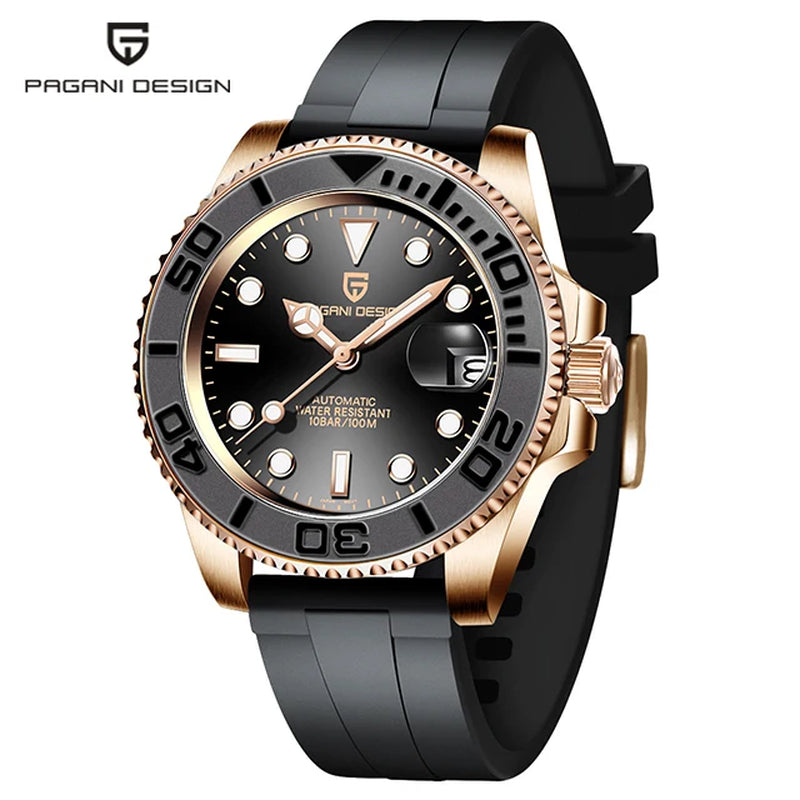 PAGANI DESIGN Top Brand Sports Men Mechanical Wristwatch Sapphire Luxury Automatic Watch Men'S Stainless Steel Waterproof Clock