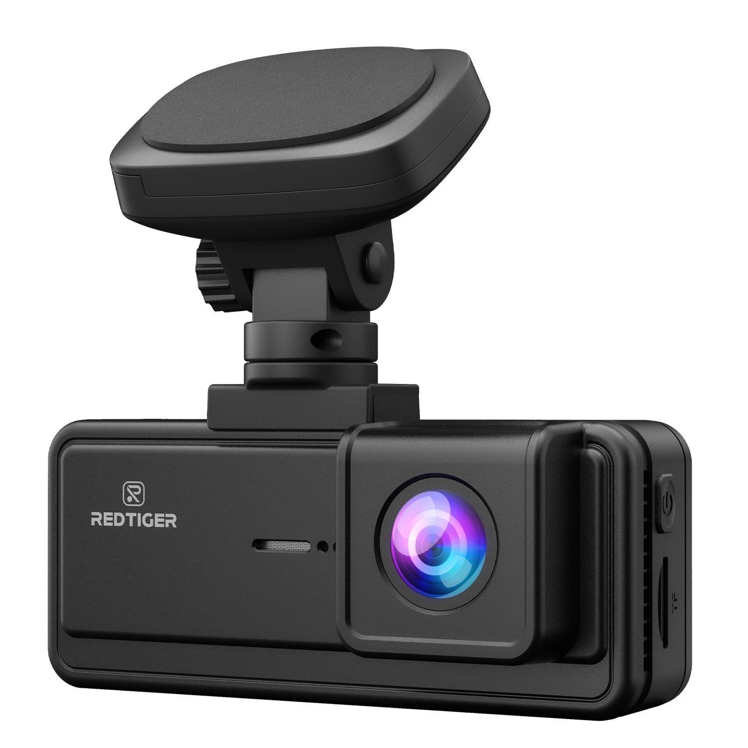 REDTIGER A8 Dash Cam Front and Rear, 4K Car Dash Camera with AI Driver Assistance, Built-In GPS, 3.18" IPS Touch Screen, Night Vision, 24H Parking Monitor, G-Sensor, Includes 64GB Card