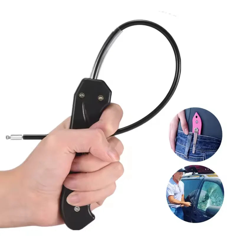 Portable Safety Tool Wire Self Defense Whip Defense Staff Multi Purpose Bike Whip Whips and Paddle for Adults Play