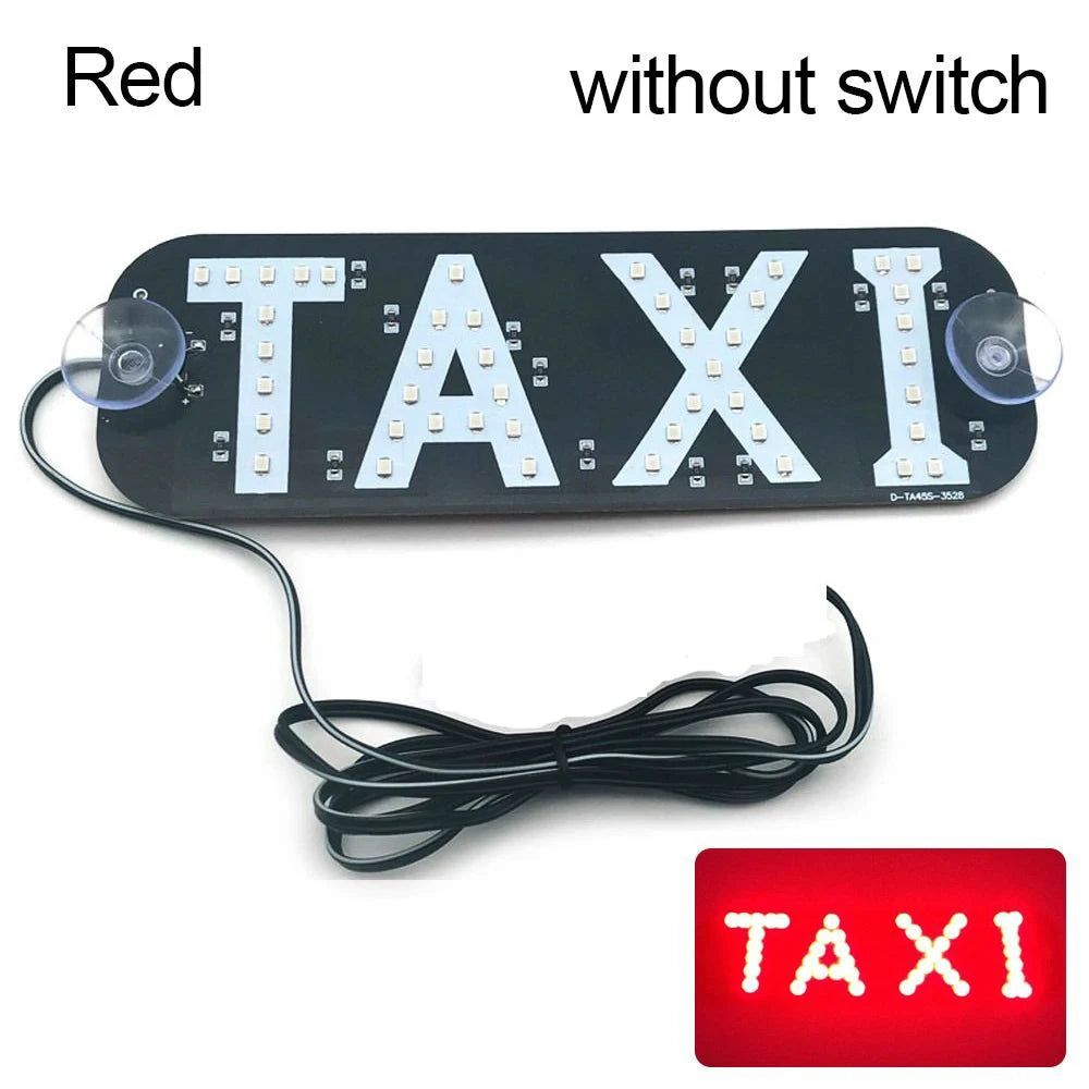 LED Taxi Light With/Without Switch 45SMD 2835 Car Signal Lamp Cab Indicator Light Panel Signal Beacon Windscreen Car Accessory