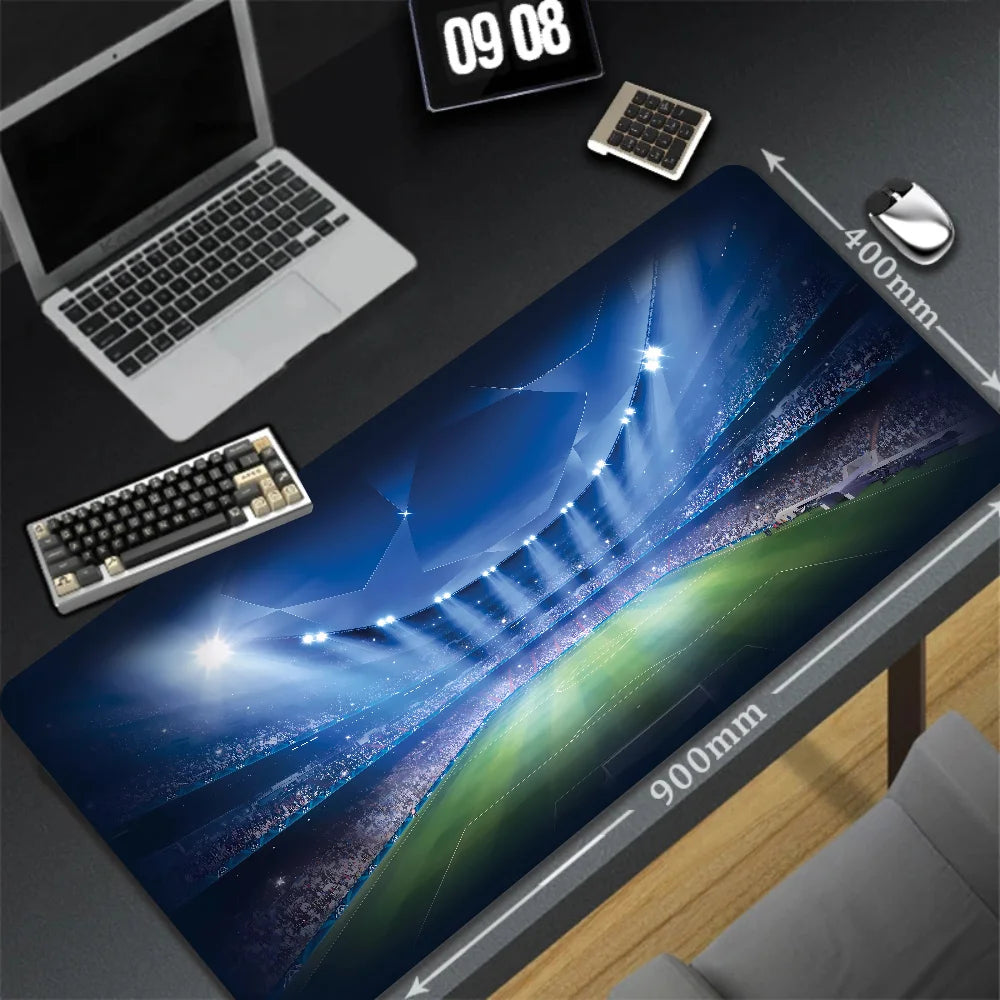 Large Anime Football Cartoon Mouse Pad - Custom Non-Slip Desk Mat for PC Gaming and Keyboard Use