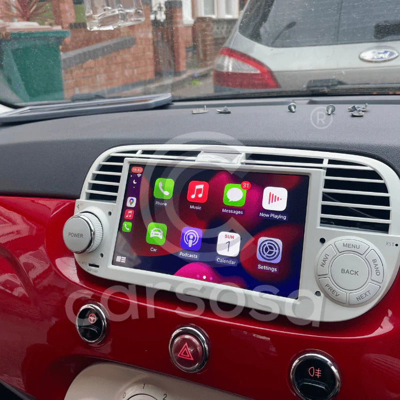 FIAT 500 & Abarth | 2008-2015 | Apple Carplay & Android Auto | 7.0" Car Radio