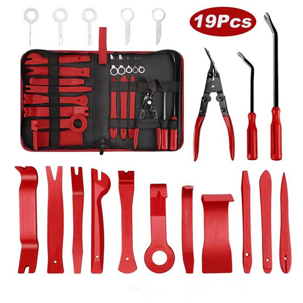 Auto Trim Removal Tool Car Door Panel Dash Audio Radio Removal Tools Kit Automotive Pry Tools Kits Auto Upholstery Repair Kit