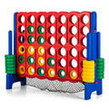 4-To-Score Giant Game Set 4-In-A-Row Connect Game with Storage Net for Kids & Adult