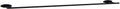 GERZWY 24" Matte Black Stainless Steel Towel Bar - Contemporary Wall Mount for Bathroom & Kitchen
