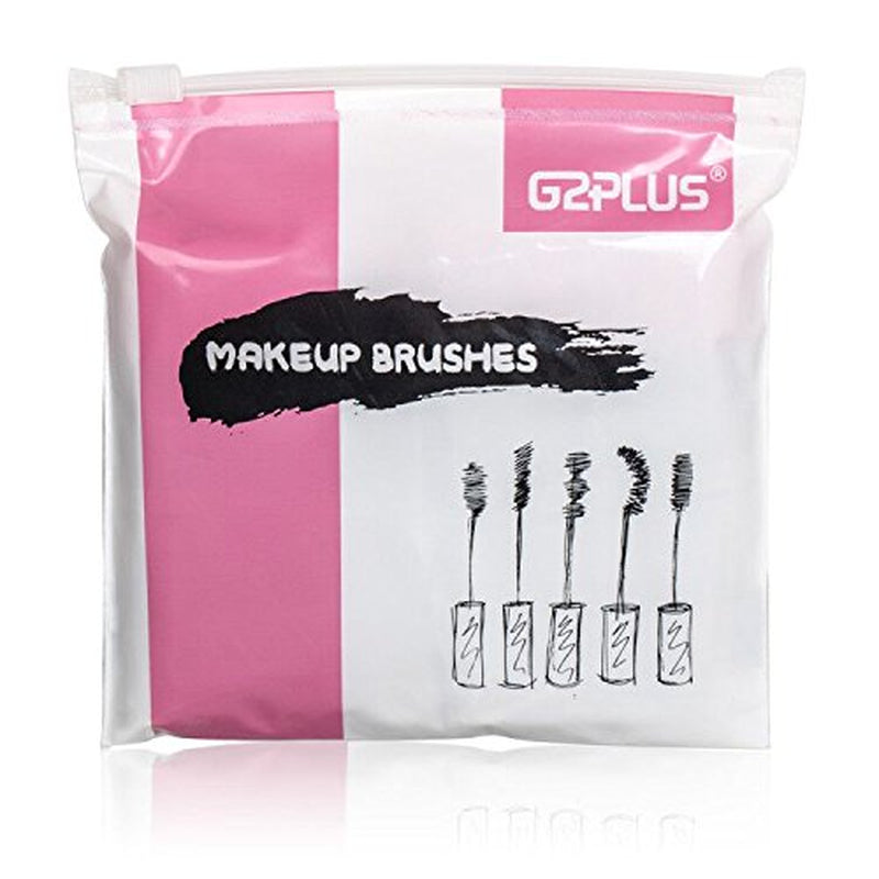 G2PLUS 100PCS Disposable Eyelash Brushes - Premium Rose Mascara Wands for Perfect Eyelash Extensions and Eyebrow Application