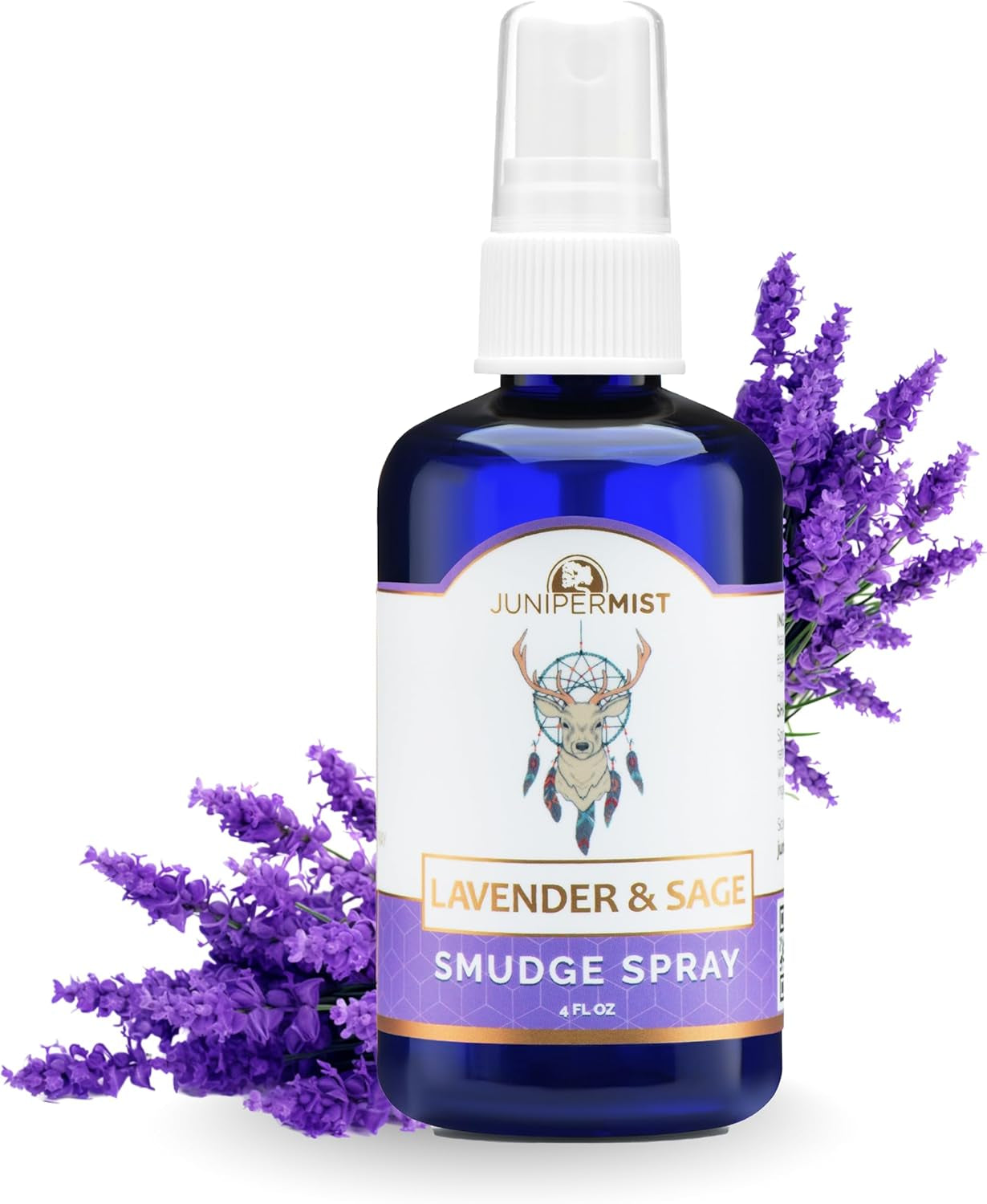 Palo Santo & Sage Smudge Spray (114Ml), Palo Santo Essential Oil Spray for Cleansing Negative Energy, Spiritual Room Spray, Smokeless Smudge Spray, Aura Cleansing & Protection UK