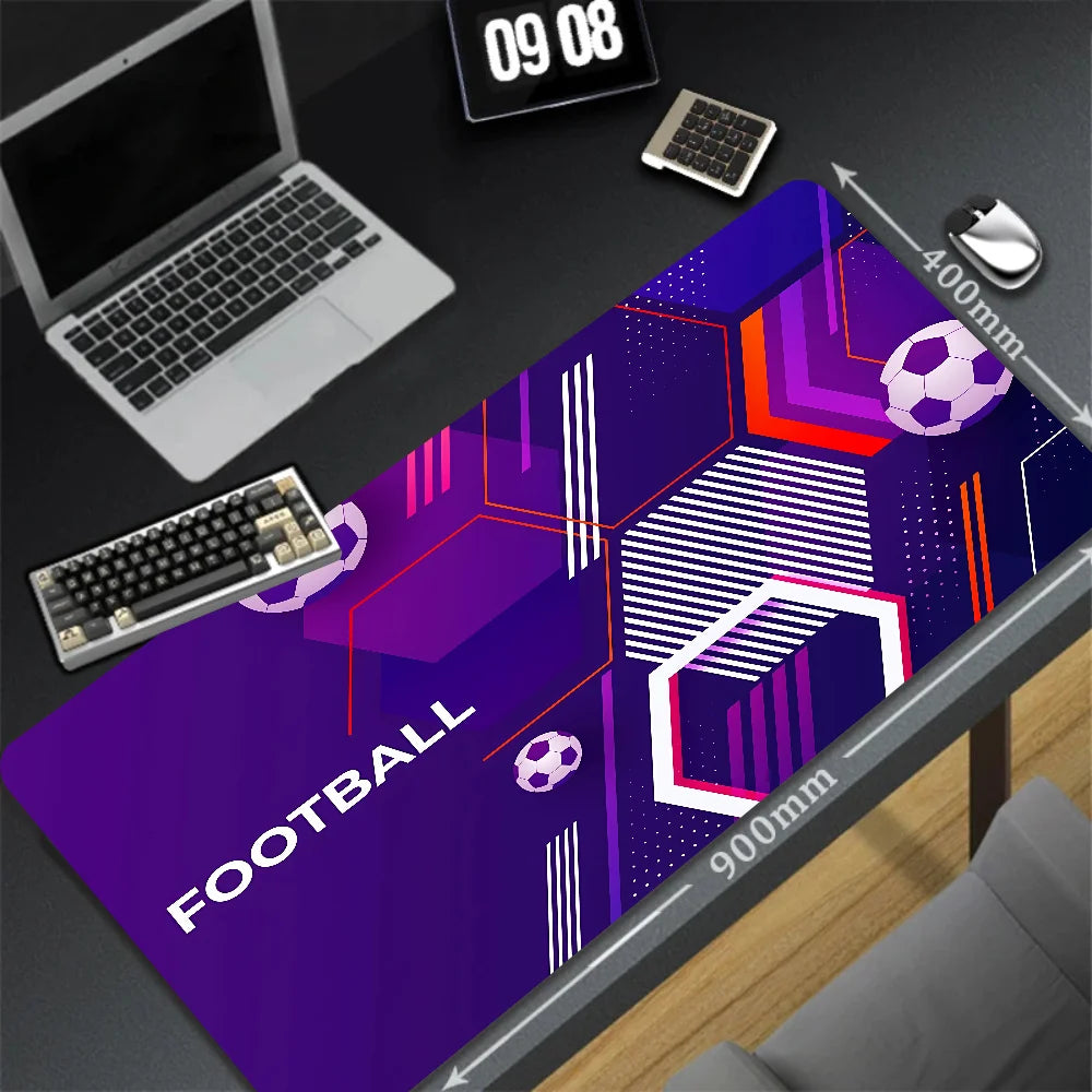 Large Anime Football Cartoon Mouse Pad - Custom Non-Slip Desk Mat for PC Gaming and Keyboard Use