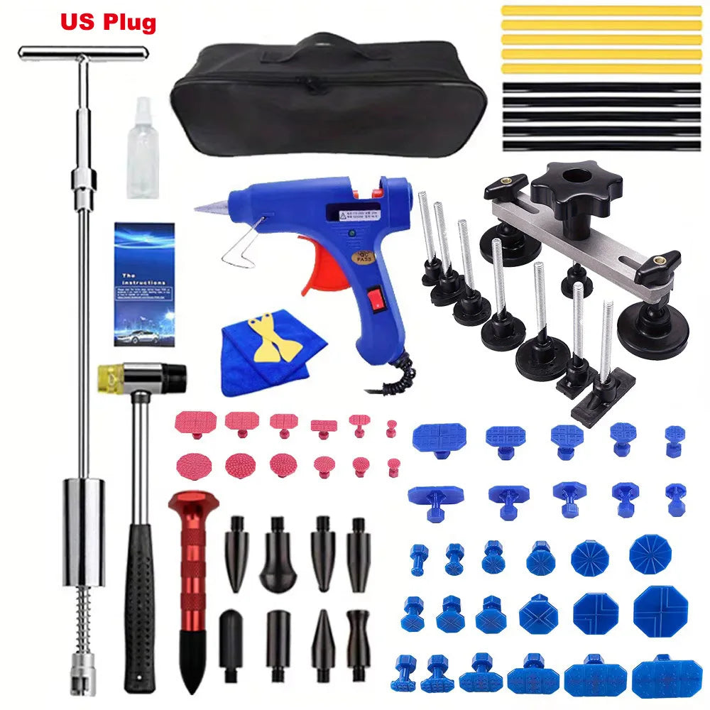 Auto Accessories Sheet Metal Dent Repair Tools Car Body Paintless Mix Size Suction Cup Puller Set Mechanical Workshop Hail Pit