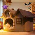 Premium Double Roof Indoor Pet House - Removable and Washable Dog Bed for All Seasons, Ideal for Cats and Dogs