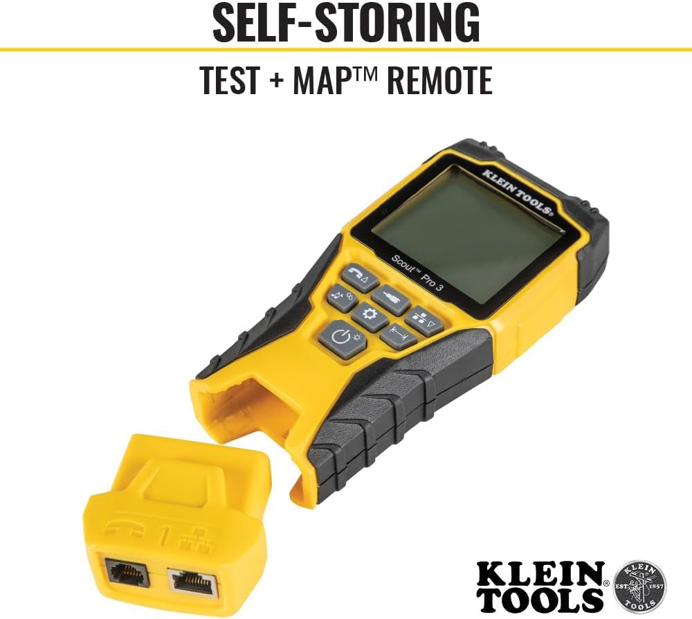 Klein Tools VDV501-851 Ultimate Cable Tester Kit with Scout Pro 3 - Perfect for Ethernet, Coax, Video, and Phone Cables with 5 Locator Remotes