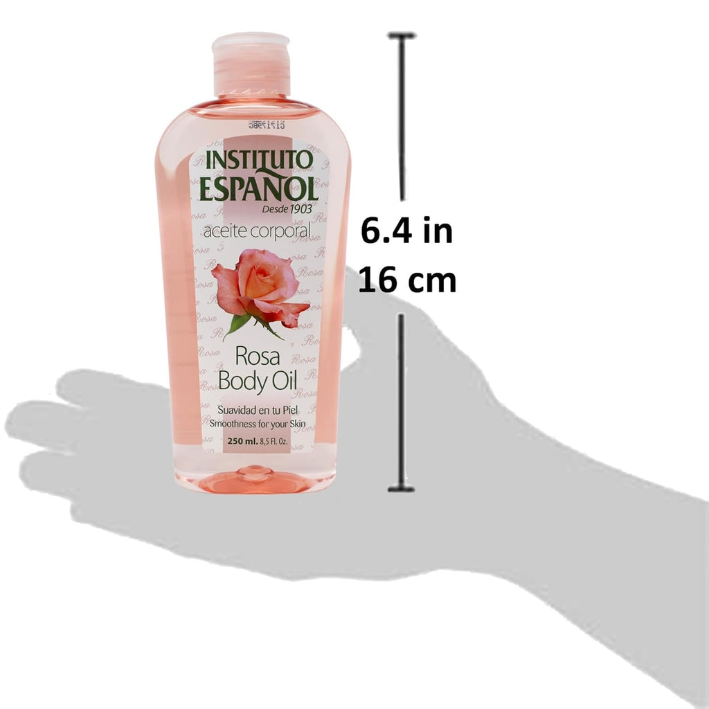 Instituto Español Rosa Body Oil - 2-Pack for Silky Smooth Skin, 8.5 FL Oz Each