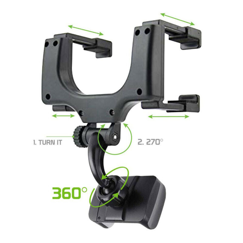 Universal 360° Rotatable Car Phone Mount Holder for Mobile Devices