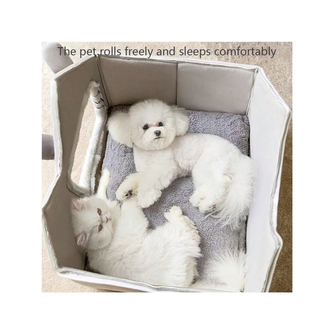 Premium Double Roof Indoor Pet House - Removable and Washable Dog Bed for All Seasons, Ideal for Cats and Dogs