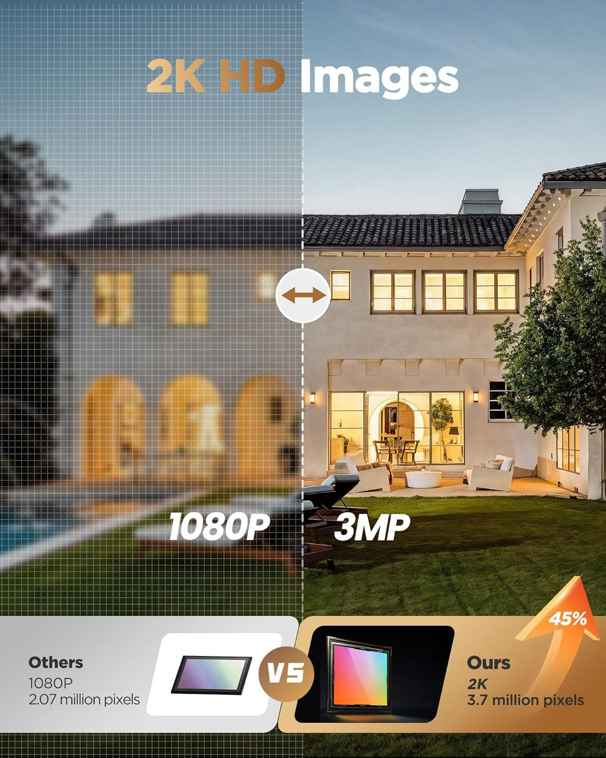 BECAMSO Security Cameras Wireless Outdoor Battery: 2K Wifi Camera Indoor for Home Security System - CCTV Camera Waterproof Night Vision Camaras De Seguridad Para Casa Inalambricas