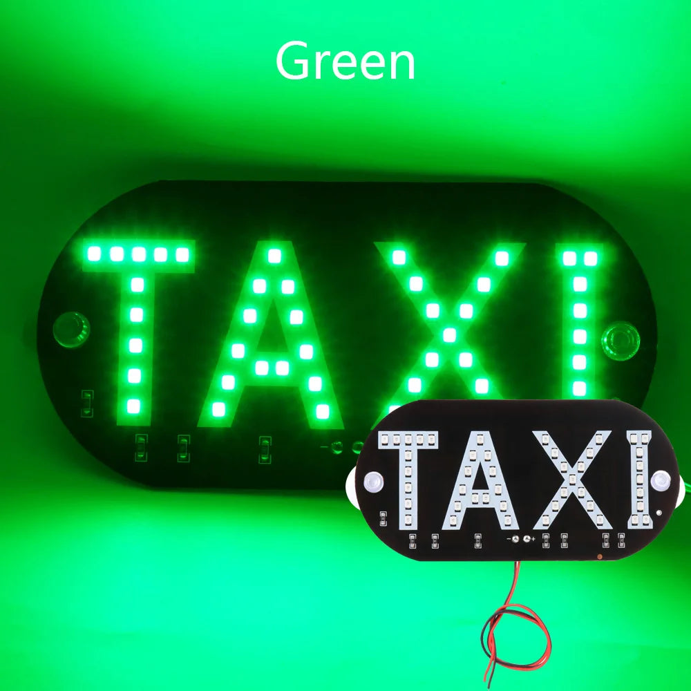 LED Taxi Light With/Without Switch 45SMD 2835 Car Signal Lamp Cab Indicator Light Panel Signal Beacon Windscreen Car Accessory