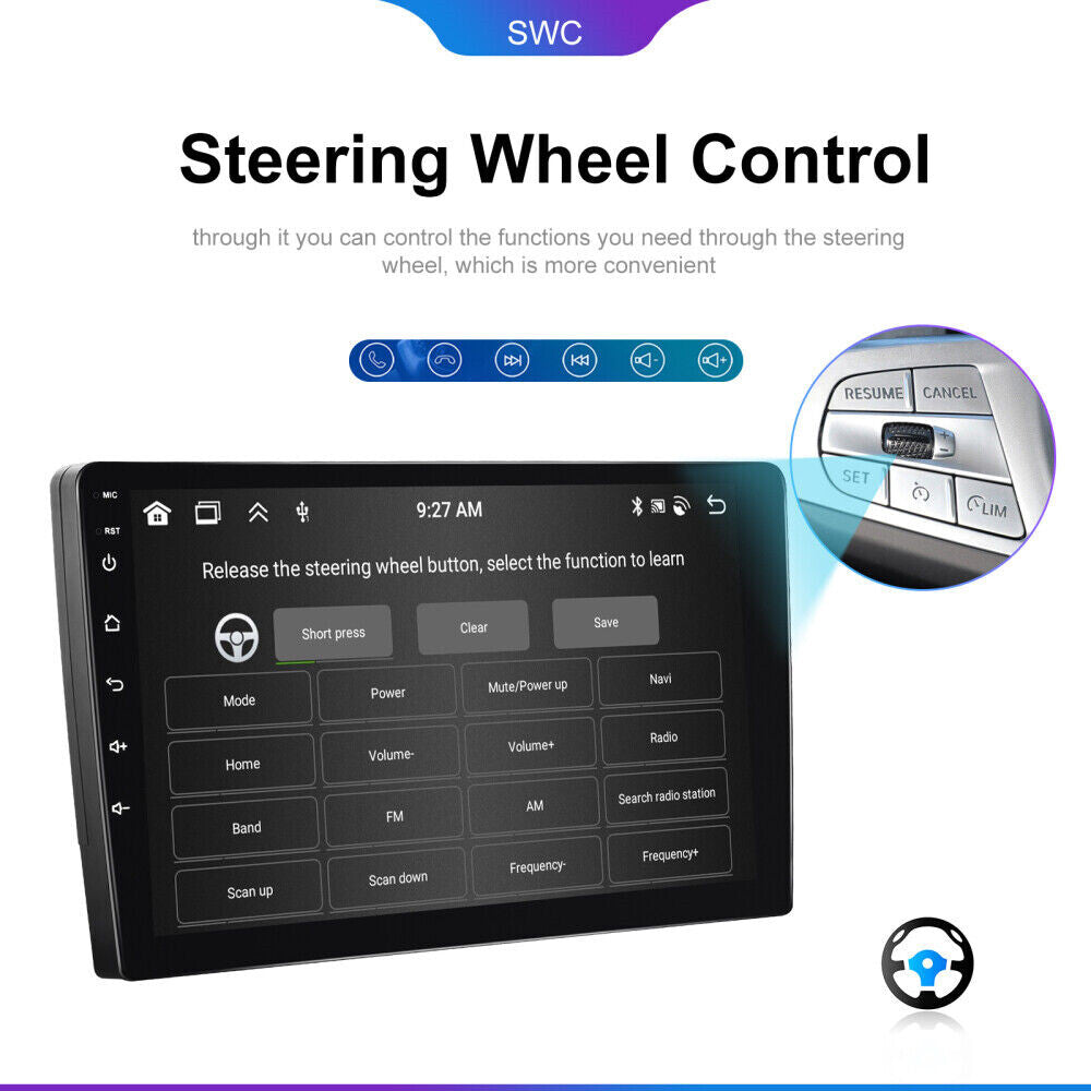 10.1'' 4+64GB Android 13 Car Stereo Radio 2Din IPS Carplay BT GPS Wifi Head Unit