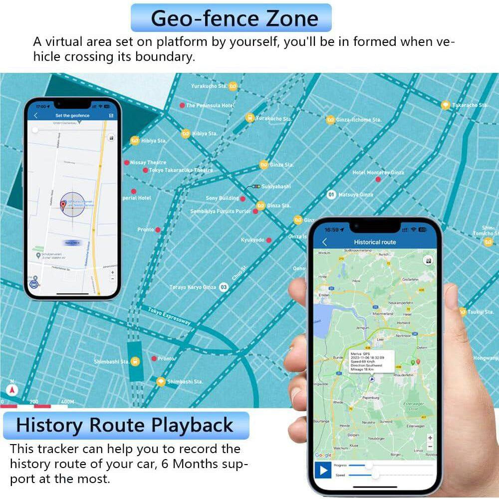 20000Mah Car GPS Tracker Device Real-Time Precise Location Tracking Magnetic Waterproof Multiple Alarm App