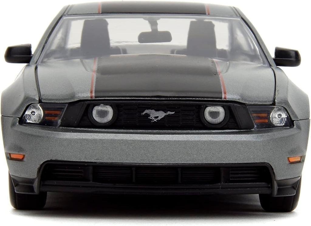 Big Time Muscle 1:24 Scale 2010 Ford Mustang GT Die-Cast Model Car for Children