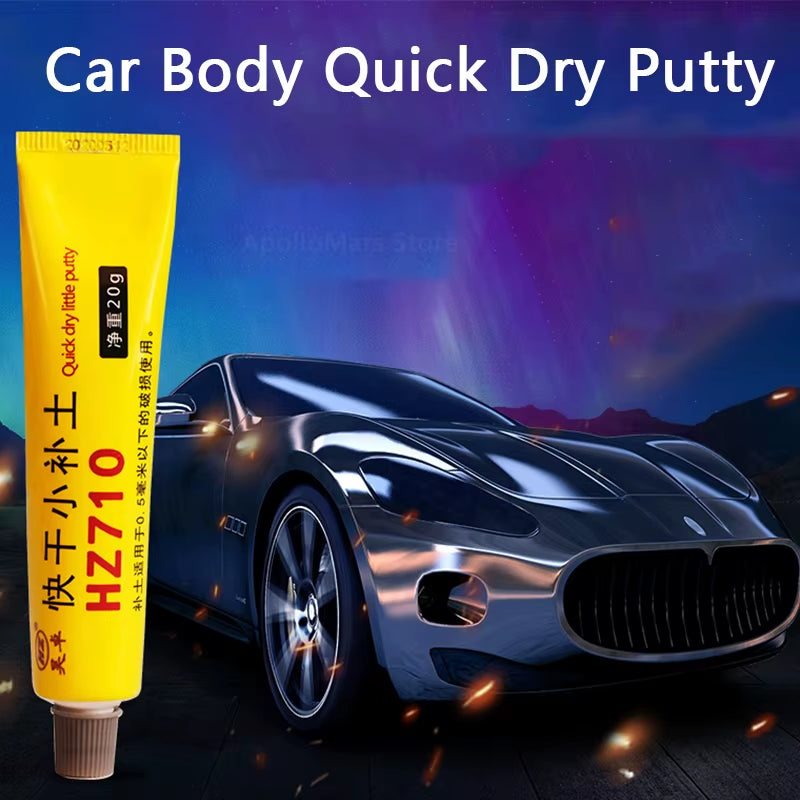 Automotive Refinishing Coating and Scratch Repair Putty Filler Set for Quick Drying and Smooth Car Body Restoration