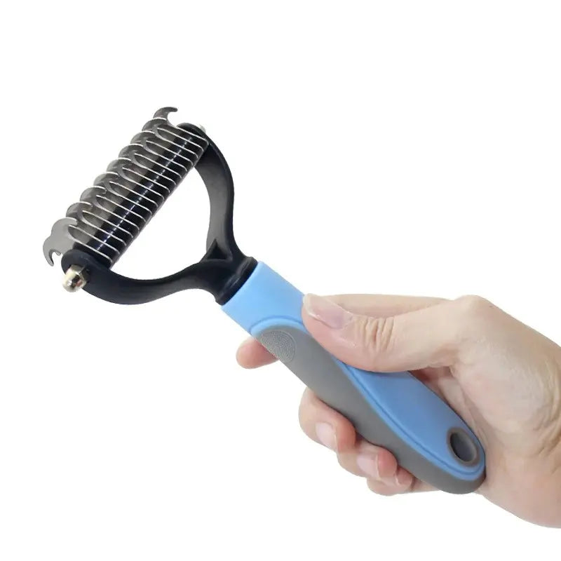 Pet Grooming Shedding Tool - Cat Hair Removal Comb and Brush